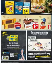 Gazetka promocyjna Edeka - Prospekte - Gazetka - ważna od 27.12 do 27.12.2025 - strona 27 - produkty: blueberry, cheesecake, deo, ente, Kinder, leibniz, LG, nuss, pflanze, pflanzen, rezept, rezepte, tee, Ti