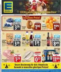 Gazetka promocyjna Edeka - Prospekte - Gazetka - ważna od 27.12 do 27.12.2025 - strona 3 - produkty: alkohol, amaro, braten, deka, eis, flasche, gin, hacker pschorr, jumbo, Käse, käsescheiben, Le Rustique, mandarine, mandarinen, Nektar, oder radler, pute, radler, rama, ramazzott, ramazzotti, reis, rosato, saft, schnitzel, Ti, Weißwurst, wurst, zott
