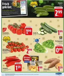 Gazetka promocyjna Edeka - Prospekte - Gazetka - ważna od 27.12 do 27.12.2025 - strona 4 - produkty: ackergold, beutel, deka, eis, ente, frucht, kartoffel, kartoffeln, LG, mini-rispentomaten, obst, Obst und Gemüse, paprika, paprika rot, rispentomaten, Romanasalat, salat, speisekartoffeln, Spitzpaprika, Süßkartoffeln, tomate, tomaten, und gemüse, zucchini