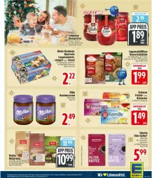 Gazetka promocyjna Edeka - Prospekte - Gazetka - ważna od 27.12 do 27.12.2025 - strona 7 - produkty: aufstrich, bellacrema, beutel, bio, bohne, bohnen, brezel, brot, brotaufstrich, coppenrath, creme, deka, eduscho, eier, früchte, Goldstücke, haselnuss, Haselnusscreme, kaffee, kräuter, lebensmittel, melitta, milka, nuss, salz, Schwartau, Semmel, tee, teekanne, Ti