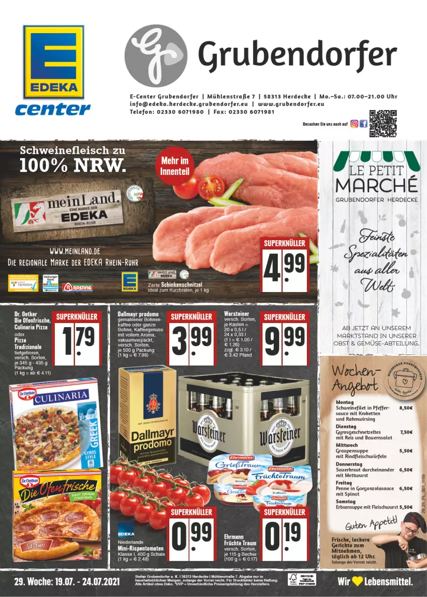 Aktueller Prospekt E Center - Angebote der Woche - von 19.07 bis 24.07.2021 - strona 1