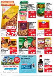 Gazetka promocyjna Kaufland - Gazetka - ważna od 12.01 do 12.01.2022 - strona 28 - produkty: angebot, Becher, beutel, eier, elle, feinschmecker, gaggli, gewürz, Gewürzgurke, gewürzgurken, gurke, gurken, kartoffel, kikkoman, knorr, LG, mandel, mandeln, natur, nudel, nudeln, nuss, pasta, pfanne, pfannen, pfanni, playmobil, sauce, snack, soja, sojasauce, Spiele, suppe, Sushi, teller, thomy, thomy les sauces, Ti, ZTE