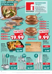 Gazetka promocyjna Kaufland - Gazetka - ważna od 12.01 do 12.01.2022 - strona 36 - produkty: angebot, bambus, besteck, besteck-set, edelstahl, eis, Finish, geschirr, grill, Grillpfanne, herdarten, küche, Küchen, Küchenhelfer, Löffel, messer, pfanne, pfannen, schneidebrett, Schöpflöffel, spülmaschinen, Ti, wok, ZTE