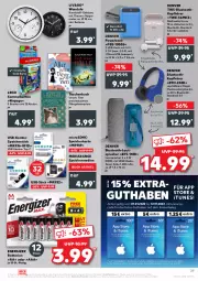 Gazetka promocyjna Kaufland - Gazetka - ważna od 12.01 do 12.01.2022 - strona 39 - produkty: akku, angebot, angebote, Apple, Bank, batterie, batterien, Bau, bluetooth-lautsprecher, buch, bügel, eis, energizer, erde, Grom, Hygrometer, kopfhörer, lautsprecher, microsd, microsdhc, ninjago, powerbank, Radio, reis, rwe, schuhe, speicherkarte, Tasche, taschen, Taschenbuch, Ti, tuner, uhr, usb, wanduhr