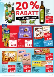 Gazetka promocyjna Kaufland - Gazetka - ważna od 12.01 do 12.01.2022 - strona 5 - produkty: angebot, angebote, beutel, butter, butterkeks, Campo Verde, caramel, creme, de beukelaer, Doppelkekse, erde, hanuta, haselnuss, kakao, keks, kekse, Kinder, kinder bueno, leibniz, Manner, milch, milka, natives olivenöl, Nougatcreme, nuss, olive, oliven, olivenöl, olivenöl extra, prinzen rolle, riegel, schnitten, schoko, schokolade, schokoriegel, storck, Ti, toffifee, waffeln, Waffelschnitte, zucker