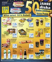 Gazetka promocyjna Diska - Prospekte - Gazetka - ważna od 27.01 do 27.01.2024 - strona 4 - produkty: arla, arla buko, Becher, Buko, eis, emmi, finesse, frischkäse, herta, joghur, joghurt, joghurt mit der ecke, kartoffel, kartoffeln, Käse, Liege, maggi, Müller, reis, rotwein, snack, speisekartoffeln, tee, toblerone, volvic, wein, ZTE