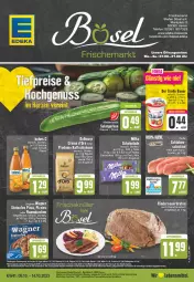 Gazetka promocyjna Edeka - Angebote der Woche - Gazetka - ważna od 14.10 do 14.10.2023 - strona 1 - produkty: angebot, angebotspreis, auer, Bau, Bauer, bio, dallmayr, deka, deutschlandcard, eis, elle, erde, flammkuchen, flasche, gurke, gurken, Hohes C, kuchen, lamm, LG, milka, Ofen, pizza, reis, salat, Salatgurke, salatgurken, schnitzel, schoko, schokolade, steinofen, steinofen pizza, telefon, Ti, uhr, wagner, ZTE