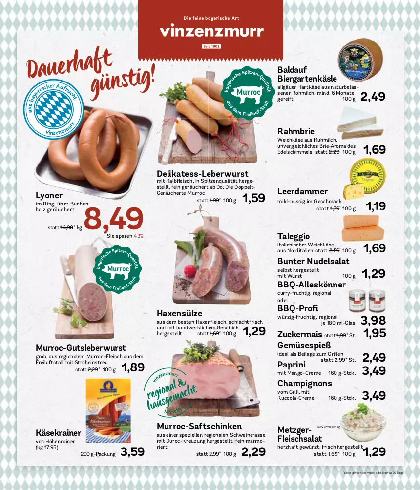 Aktueller Prospekt Aez - Prospekte - von 08.07 bis 13.07.2024 - strona 4 - produkty: axe, bier, brie, buch, champignon, champignons, cola, creme, curry, eis, elle, fleisch, fleischsalat, frucht, Garten, gewürz, grill, gutsleberwurst, hartkäse, Haxe, Holz, ilag, Käse, Käsekrainer, leberwurst, leerdammer, LG, lyoner, mac, mais, mango, milch, natur, nudel, nudelsalat, nuss, reis, ring, saft, saftschinken, salat, schinken, schwein, schweine, Spezi, spitzenqualität, Ti, weichkäse, wein, weine, wurst, Yo, ZTE, zucker, zuckermais