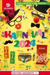 Gazetka promocyjna Selgros - Gazetka - ważna od 12.02 do 12.02.2024 - strona 1 - produkty: angebot, angebote, beutel, cocktail, ecco, eis, flasche, kuemmerling, merl, reis, Sprizz
