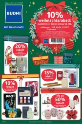 Gazetka promocyjna Budni - Prospekte - Gazetka - ważna od 24.12 do 24.12.2022 - strona 1 - produkty: blume, blumen, coupon, coupons, eis, ente, gutschein, kerze, lindt, milch, reis, Soda, Tchibo, telefon, Ti
