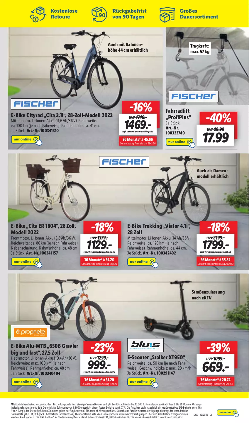 Aktueller Prospekt Lidl - Aktionsprospekt - von 17.10 bis 22.10.2022 - strona 49 - produkty: akku, auer, dell, E-Bike, eis, elle, erde, Fahrrad, kraft, Mode, ndk, reis, rwe, Schal, scooter, Ti