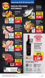 Gazetka promocyjna Lidl - Aktionsprospekt - Gazetka - ważna od 22.10 do 22.10.2022 - strona 33 - produkty: aktionspreis, angebot, berliner, bier, brustfilet, develey, dip, Dorade, dorade royal, eis, filet, fisch, fische, Fischer, Frische Hähnchen, garnelen, hähnchenbrust, hähnchenbrustfilet, jungbullen, mac, reis, rotwein, schnitten, schnitzel, schwein, schweine, schweineschnitzel, sim, steak, steaks, Ti, wein, weine, ZTE