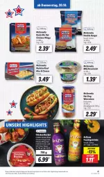 Gazetka promocyjna Lidl - Aktionsprospekt - Gazetka - ważna od 22.10 do 22.10.2022 - strona 41 - produkty: angebot, auer, bites, burger, chicken wings, curry, eis, frucht, getränk, getränke, hot dog, Kraut, krautsalat, mac, mcennedy, nudel, reis, salat, sauce, Ti, würstchen, ZTE