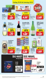 Gazetka promocyjna Lidl - Aktionsprospekt - Gazetka - ważna od 22.10 do 22.10.2022 - strona 45 - produkty: angebot, barilla, bier, bio, colgate, creme, dornfelder, eis, elle, franziskaner, fusilli, Handseife, Kinder, kinder schokolade, LG, Müller, Müller-Thurgau, pfanne, Pfanner, reis, rotwein, rum, sagrotan, schogetten, schoko, schokolade, Seife, teller, Ti, wein, weissbier, Weißwein, xxl-packung, zahncreme, ZTE