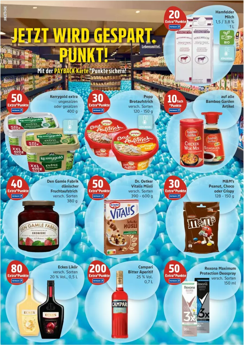 Aktueller Prospekt Edeka - Prospekte - von 01.09 bis 06.09.2025 - strona 18 - produkty: aperitif, aufstrich, bamboo, brot, brotaufstrich, campari, dr oetker, Dr. Oetker, kerrygold, kerrygold extra, likör, milch, müsli, salz, Ti, vita, vitalis, vitalis müsli