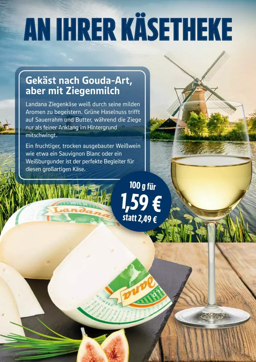 Aktueller Prospekt Edeka - Prospekte - von 01.09 bis 06.09.2025 - strona 22 - produkty: auer, Bau, burgunder, butter, eis, frucht, gouda, haselnuss, Käse, milch, nuss, Sauerrahm, sauvignon, sauvignon blanc, Ti, wein, Weißburgunder, Weißwein, ziegenkäse