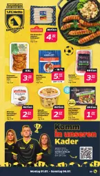 Gazetka promocyjna Netto - Woche 27 - Gazetka - ważna od 06.07 do 06.07.2024 - strona 9 - produkty: bratwurst, eis, fleisch, fleischsalat, grill, kartoffel, kartoffelsalat, kuchen, LG, Rostocker, salat, salsiccia, steak, Ti, wurst