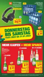 Gazetka promocyjna Marktkauf - Prospekt - Gazetka - ważna od 21.01 do 21.01.2023 - strona 39 - produkty: alkohol, auer, eier, flasche, jbl, kopfhörer, lichtenauer, sekt, Ti