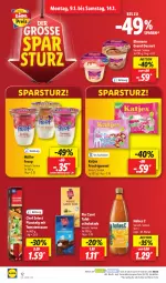 Gazetka promocyjna Lidl - Aktionsprospekt - Gazetka - ważna od 14.01 do 14.01.2023 - strona 12 - produkty: aktionspreis, dessert, ehrmann, Ehrmann Grand Dessert, eis, elle, froop, frucht, fruchtgummi, Hohes C, katjes, Müller, müller froop, ndk, pizza, Pizzateig, reis, sauce, Schal, Schale, schoko, schokolade, teller, Ti, tomate, tomaten, tomatensauce, ZTE
