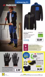 Gazetka promocyjna Lidl - Aktionsprospekt - Gazetka - ważna od 14.01 do 14.01.2023 - strona 26 - produkty: Bau, Fleecejacke, handschuhe, hose, Jacke, jeans, ndk, Parkside, Ria, Schal, Schale, schuhe, Ti