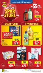 Gazetka promocyjna Lidl - Aktionsprospekt - Gazetka - ważna od 14.01 do 14.01.2023 - strona 40 - produkty: alpro, Cien, drink, flüssigseife, gin, Kuschelweich, lätta, ndk, nestlé, Proteindrink, Reinigung, Schal, Schale, Seife, Ti, tücher, weichspüler