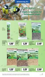 Gazetka promocyjna Lidl - Aktionsprospekt - Gazetka - ważna od 14.01 do 14.01.2023 - strona 43 - produkty: angebot, blume, blumen, dell, eis, elle, erdnuss, Kette, Knödel, Meisenknödel, Mode, nuss, reis, Streufutter, Ti, ZTE