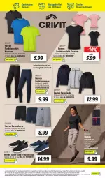 Gazetka promocyjna Lidl - Aktionsprospekt - Gazetka - ważna od 14.01 do 14.01.2023 - strona 49 - produkty: auer, crivit, eis, elle, erde, funktionsshirt, hose, Jacke, ndk, reis, shirt, shorts, Sport, Sweathose, sweatjacke, sweatshorts, Ti