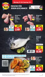 Gazetka promocyjna Lidl - Aktionsprospekt - Gazetka - ważna od 14.01 do 14.01.2023 - strona 5 - produkty: angebot, brustfilet, Dorade, dorade royal, eis, filet, filets, fisch, fische, Fischer, Frische Hähnchen, hähnchenbrust, hähnchenbrustfilet, mac, pute, reis, steak, steaks, Ti, ZTE