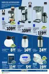 Gazetka promocyjna Metro - Gastronomie Spezial - Gazetka - ważna od 23.02 do 23.02.2022 - strona 18 - produkty: eis, elle, isolierkanne, kaffee, kaffeemaschine, korb, latte, papier, Reinigung, reis, tasse, Ti, Tüte, wasser