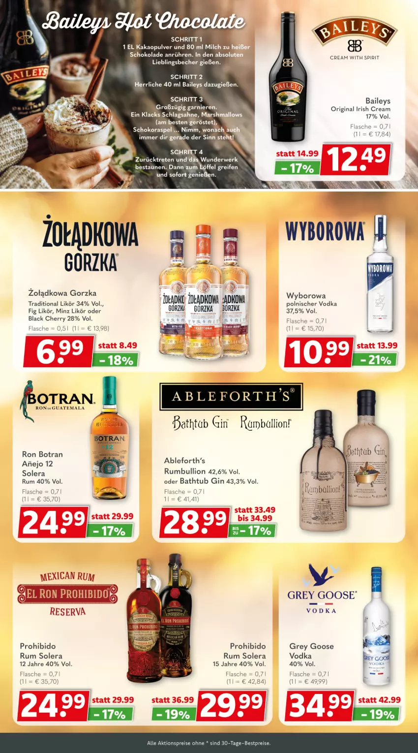 Aktueller Prospekt Getraenkeland - von 11.11 bis 23.11.2024 - strona 5 - produkty: aktionspreis, baileys, Bau, Becher, bestpreis, bestpreise, Cap, eis, flasche, garnier, gin, irish cream, kakao, lack, LG, likör, lion, Löffel, mars, milch, reifen, reis, rum, sahne, schlagsahne, schoko, schokolade, tee, Ti, vodka, Yo