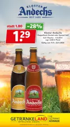 Gazetka promocyjna Getraenkeland - Gazetka - ważna od 23.11 do 23.11.2024 - strona 7 - produkty: Elan, flasche, getränk, getränke, Kloster Andechs, Spezi, Ti