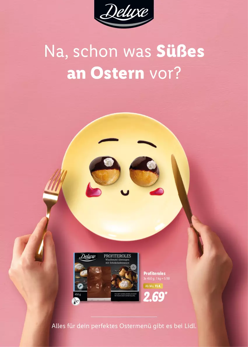 Aktueller Prospekt Lidl - Oster-Magazin - von 28.03 bis 17.04.2022 - strona 35 - produkty: Profiteroles