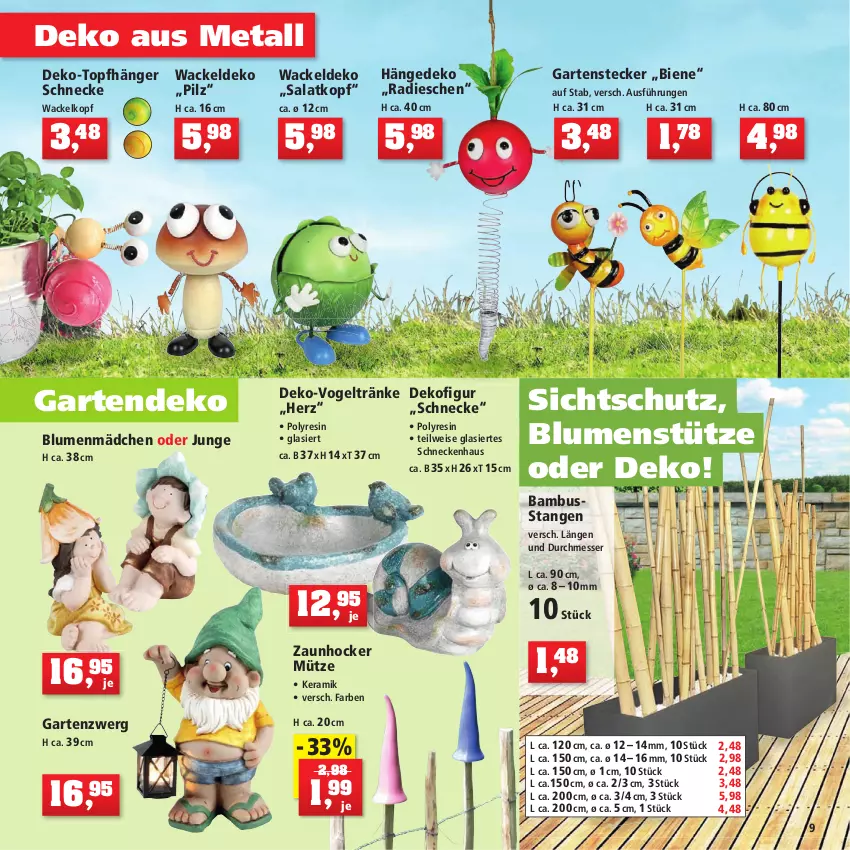 Aktueller Prospekt Thomas Philipps - Prospektwerbung - von 28.03 bis 02.04.2022 - strona 9 - produkty: adapter, akku, bambus, Behälter, blume, blumen, Brei, bürste, bürsten, decke, Deckel, Dekofigur, edelstahl, edelstahlmesser, eis, elle, Garten, Gartenschere, GPS, Grasschere, hocker, HP, jumbo, kraft, ladegerät, latte, messer, Mütze, radieschen, rasen, rasenmäher, Rauch, reis, rwe, salat, Schal, Schere, Spritzschutz, Strauchschere, Teleskop, Ti, Tiere, topf, wasser, werkzeug