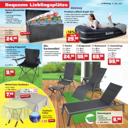 Gazetka promocyjna Thomas Philipps - Prospektwerbung - Gazetka - ważna od 02.04 do 02.04.2022 - strona 10 - produkty: akku, Bank, bett, decke, edelstahl, eis, ente, fernbedienung, Garten, gartenbank, gartenmöbel, getränk, getränke, getränkehalter, hängematte, hocker, Holz, kissen, klappsessel, klappstuhl, Lampe, LG, Liege, luftbett, möbel, natur, pavillon, rasen, rel, relaxsessel, Ria, rückenlehne, sessel, Sitzauflage, sitzkissen, Sofa, sonnenliege, Sport, sporttasche, stuhl, Tasche, teppich, Ti, tisch, tischdecke, tuc, wasser