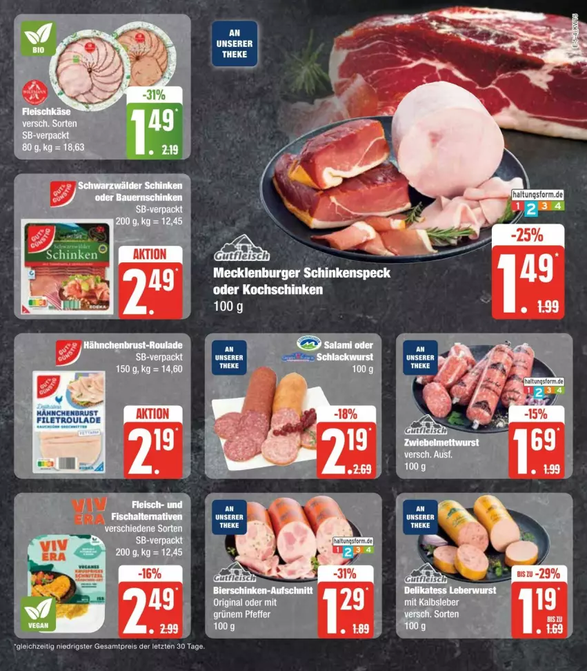 Aktueller Prospekt Edeka - Prospekte - von 06.04 bis 13.04.2024 - strona 9 - produkty: burger, eis, fisch, Fischalternativen, Kalbsleber, kochschinken, reis, Schal, schinken, schinkenspeck, Speck, Ti, ZTE