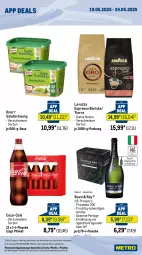 Gazetka promocyjna Metro - App Deals - Gazetka - ważna od 24.05 do 24.05.2025 - strona 2 - produkty: aperitif, bohne, coca-cola, cola, coupon, ecco, ente, espresso, flasche, frizzante, frucht, getränk, getränke, knorr, lavazza, Metro, metro gastro, Palette, perla, prosecco, salat, salatkrönung, Ti