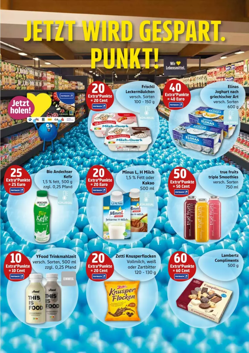 Aktueller Prospekt Edeka - Prospekte - von 23.06 bis 28.06.2025 - strona 21 - produkty: Amber, bio, elinas, frischli, joghur, joghurt, joghurt nach, kakao, Kefir, lambertz, leckermäulchen, milch, smoothie, smoothies, true fruits, vollmilch