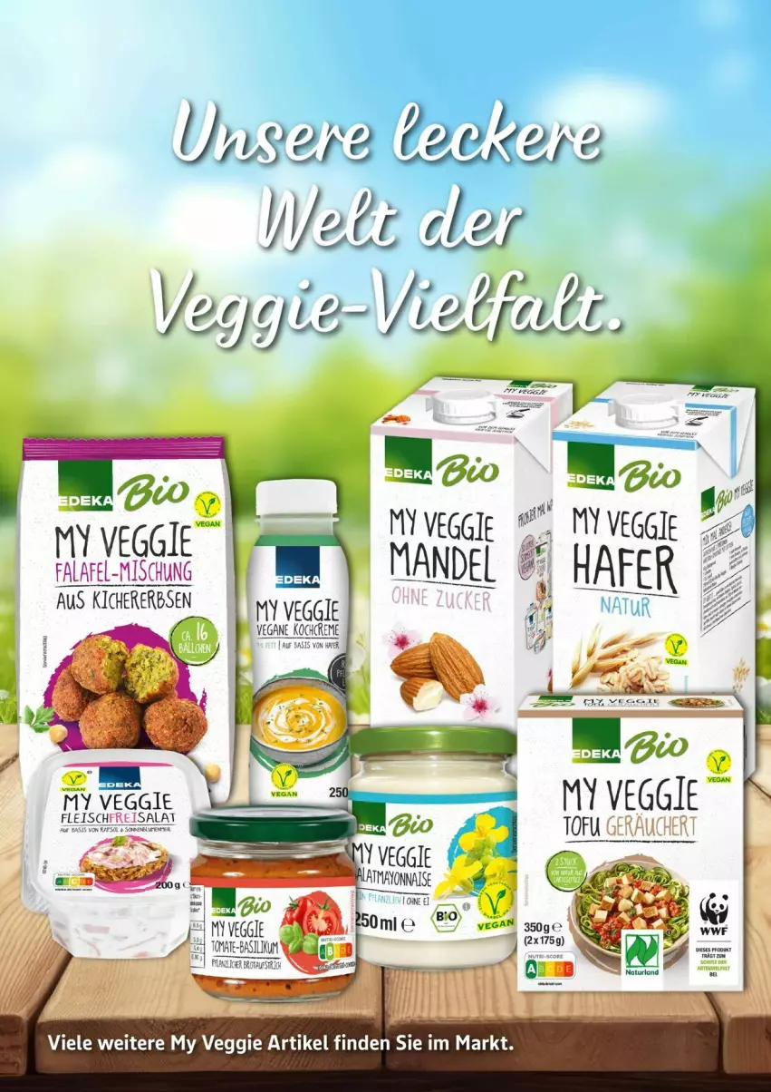 Aktueller Prospekt Edeka - Prospekte - von 23.06 bis 28.06.2025 - strona 23 - produkty: creme, erbsen, hafer, kichererbsen, Kochcreme, Ti, Tofu, veggie