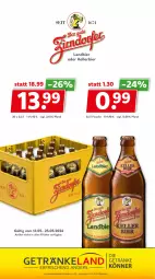 Gazetka promocyjna Getraenkeland - Gazetka - ważna od 25.05 do 25.05.2024 - strona 11 - produkty: bier, Elan, elle, flasche, getränk, getränke, kellerbier, Ti