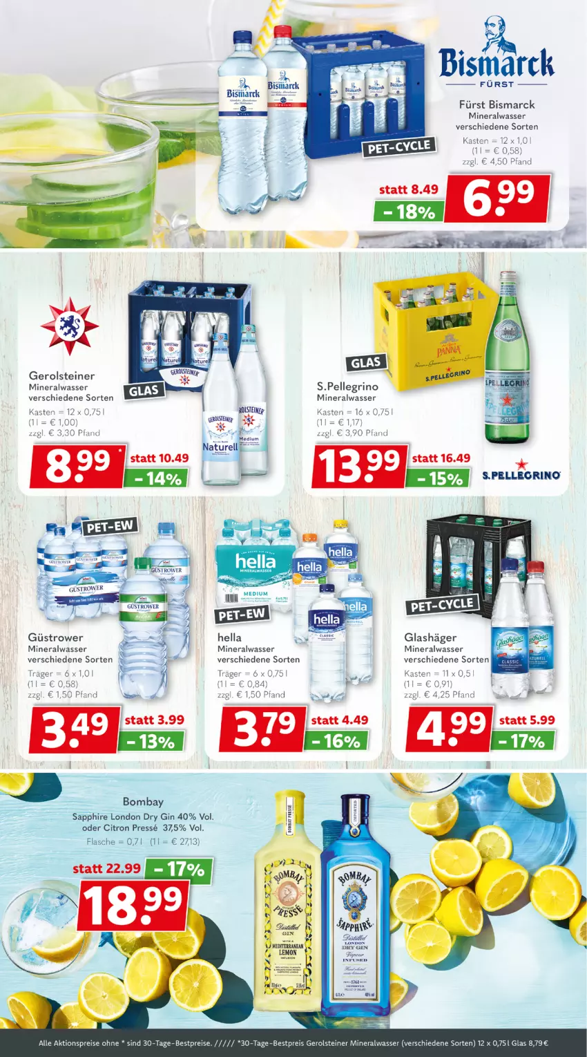 Aktueller Prospekt Getraenkeland - von 19.02 bis 02.03.2024 - strona 5 - produkty: aktionspreis, Alwa, bestpreis, bestpreise, bismarck, dry gin, eis, elle, erde, gerolsteine, gerolsteiner, gin, hella, london dry, london dry gin, mineralwasser, natur, reis, rel, sapphire, steiner, Ti, wasser