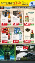 Gazetka promocyjna Getraenkeland - Gazetka - ważna od 02.03 do 02.03.2024 - strona 1 - produkty: aktionspreis, Alwa, bestpreis, bestpreise, bier, coca-cola, cola, eier, eis, elle, fanta, flasche, Gessner, getränk, getränke, gin, hasseröder, LG, mineralwasser, monster, Monster Energy, natur, payback, pils, premium pils, reis, rel, ring, rum, sprite, Ti, tuc, volvic, wasser