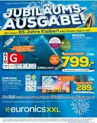 Gazetka promocyjna Euronics - Prospekte - Gazetka - ważna od 04.01 do 04.01.2024 - strona 1 - produkty: bett, Betten, dvb, GPS, HDMI, kracher, microsd, Oled-TV, Samsung, Ti, tuner, usb