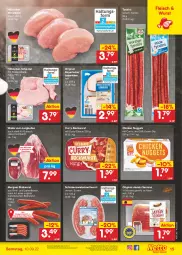 Gazetka promocyjna Netto Marken-Discount - Filial-Angebote - Gazetka - ważna od 10.09 do 10.09.2022 - strona 15 - produkty: angebot, auer, bestpreis, bockwurst, bratwurst, chicken nuggets, curry, dip, eis, fleisch, gin, gulasch, hähnchen-schenkel, henkel, jamón serrano, jungbullen, Käse, lamm, Lammfleisch, leberkäs, leberkäse, meersalz, Mett, mettwurst, minutensteaks, natur, nuggets, reis, rind, salz, sauce, schenkel, schinken, serrano, steak, steaks, Ti, usb, wurst, ZTE, zwiebel, zwiebelmettwurst