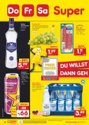 Gazetka promocyjna Netto Marken-Discount - Filial-Angebote - Gazetka - ważna od 10.09 do 10.09.2022 - strona 30 - produkty: Alwa, bestpreis, drink, eis, energy drink, Geflügel, Gorbatschow, mineralwasser, Mineralwasser Classic, ndk, reis, Rockstar, salami, Schal, Schale, steiner, Ti, trauben, usb, versandkostenfrei, wasser, wodka