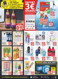 Gazetka promocyjna Edeka - Angebote der Woche - Gazetka - ważna od 19.02 do 19.02.2022 - strona 15 - produkty: aeg, alkohol, alkoholfreie getränke, Alwa, arla, Bau, bier, bio, blend-a-med, Bref, bref power, cola, coupon, coupons, creme, deka, deo, drink, drogerie-artikel, duschdas, duschgel, Effect, elle, flasche, frucht, fruchtsaft, fuze tea, gerolsteine, gerolsteiner, geschirr, getränk, getränke, Happy Day, henkel, hipp, LG, limo, limonade, mineralwasser, natur, nature box, papier, pedigree, pet-flasche, Rauch, reiniger, rel, rexona, rwe, saft, san pellegrino, Seife, shampoo, snack, snacks, sofortrabatt, somat, spülmaschinen, spülung, steiner, tee, Ti, vitrex, vollwaschmittel, waschmittel, wasser, zahncreme