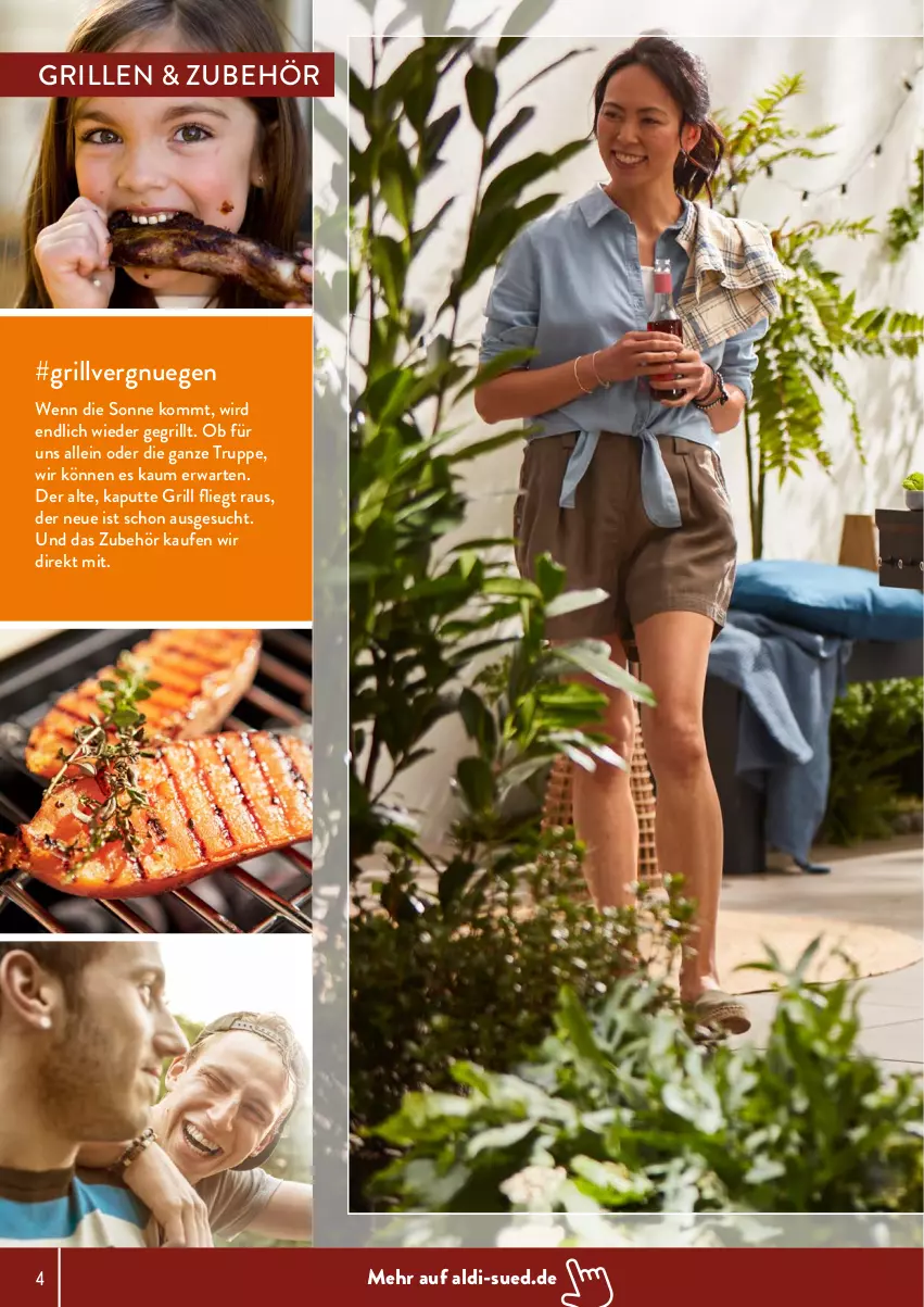 Aktueller Prospekt AldiSud - ALDI Grillen - von 24.03 bis 30.04.2022 - strona 4 - produkty: aldi, grill