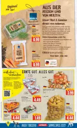 Gazetka promocyjna E Center - Angebote der Woche - Gazetka - ważna od 01.10 do 01.10.2022 - strona 2 - produkty: auer, Bad, Bau, Bauer, cola, decke, Deckel, deka, einmachglas, eis, elle, ente, erde, gelee, Gläser, kartoffel, kartoffeln, konfitüre, lebensmittel, LG, mac, marmelade, möhren, nuss, obst, Obst und Gemüse, rucola, sac, Schal, Schale, speisemöhren, Speisezwiebeln, Spezi, suppe, suppen, tafeläpfel, Ti, topf, und gemüse, wasser, Yo, zwiebel, zwiebeln