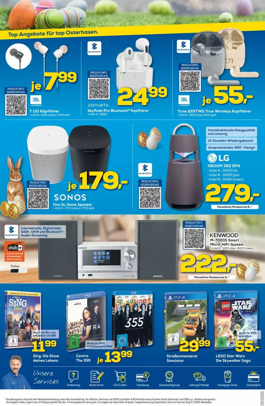 Aktueller Prospekt Euronics - Prospekte - von 20.04 bis 27.04.2022 - strona 4 - produkty: angebot, Bank, dvd, eis, Radio, Ti