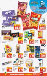 Gazetka promocyjna E Center - Angebote der Woche - Gazetka - ważna od 09.07 do 09.07.2022 - strona 10 - produkty: auto, beutel, bohne, bohnen, bohnenkaffee, brot, chips, crunchips, eimer, eis, eiskaffee, frucht, funny-frisch, getränk, getränke, getränkepulver, instant-kaffee, jacobs, jacobs krönung, kaffee, kaffeevollautomat, kaffeevollautomaten, keks, KnabberSnack, knäckebrot, korn, krüger, leibniz, linsen, lorenz, löslicher kaffee, mars, milka, milka schokolade, mövenpick, nescafe, Pick Up!, pom-bär, popcorn, riegel, schoko, schokolade, schokoladen, Schokolinsen, smarties, snack, snickers, Spezi, Ti, tomate, tomaten, twix, vollautomaten, wasa, zucker