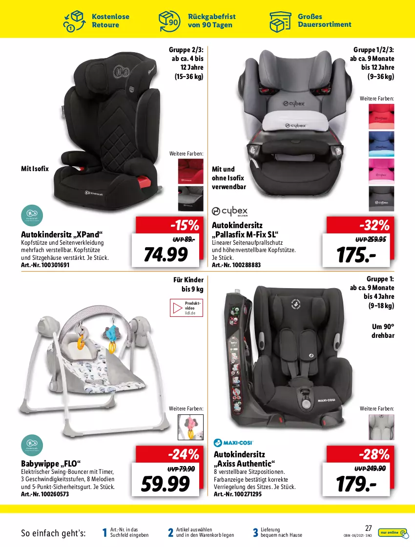 Aktueller Prospekt Lidl - Aktuelle Onlineshop-Highlights - von 01.06 bis 30.06.2021 - strona 27